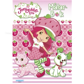 Målarbok Jordgubbs-Lisa