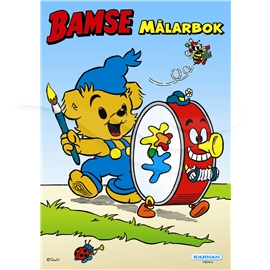 Bamse Målarbok