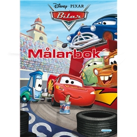 Disney Bilar Stor Målarbok
