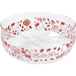 Hello Kitty Flower Glasskål
