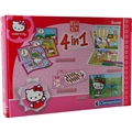 Hello Kitty Pussel + Spel 4 i 1