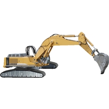 Siku 1:87 Liebherr Hydraulisk Grävmaskin 1874