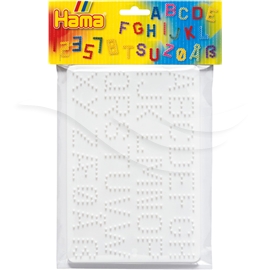 Hama Pärlplatta 4455 - Bokstäver / Siffror