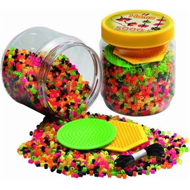 Hama Pärlset i Burk 2076 - Neon