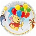 Nalle Puh Balloons Flat Tallrik