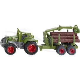 Siku 1:72 Fendt Traktor m Timmervagn