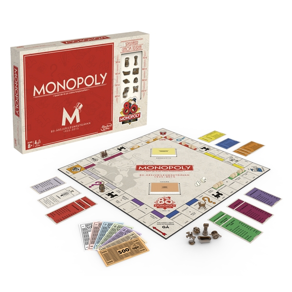 Monopoly 80th Anniversary Edition (Bild 2 av 5)