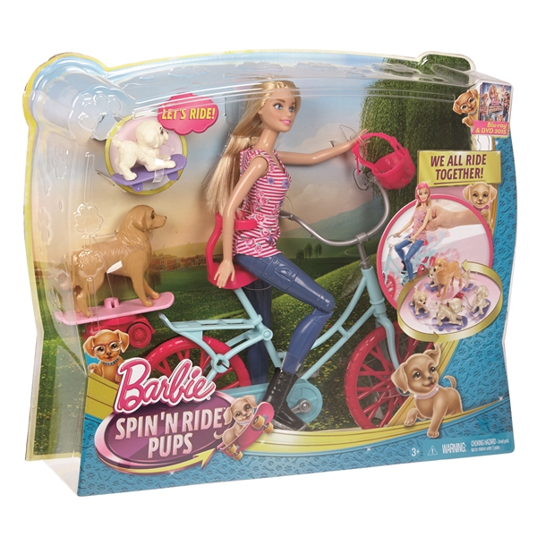 Barbie Valpäventyret Cykelset (Bild 1 av 3)