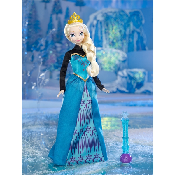 Disney Prinsess Frozen Frost Elsa Färgdocka (Bild 4 av 4)