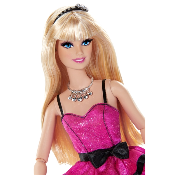 Barbie Style Doll - Rosa Klänning Blond (Bild 3 av 3)