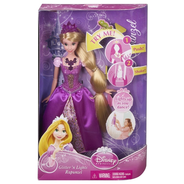 Disney Princess - Rapunzel blinkande halsband (Bild 2 av 2)