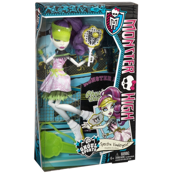 Monster High Ghoul Sports - Spectra Vondergeist (Bild 4 av 4)
