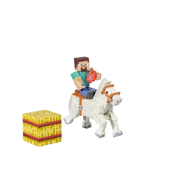Minecraft Steve and Horse (Bild 1 av 3)