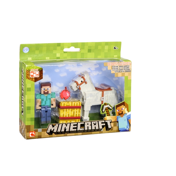 Minecraft Steve and Horse (Bild 2 av 3)