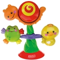 Fisher Price Animals Spin 'n Play Suction Toy