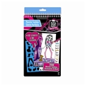 Monster High Fashion Sketch Mini Portfolio