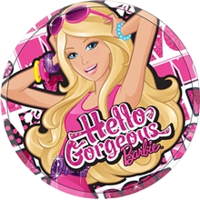 Barbie Papperstallrikar, 10 st