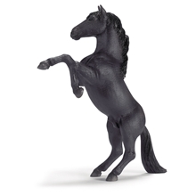 Schleich Mustanghingst, svart stegrande
