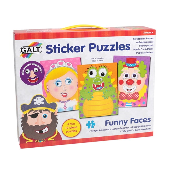 Funny Faces Sticker Puzzles (Bild 1 av 6)