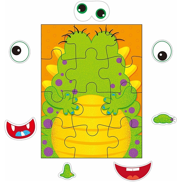 Funny Faces Sticker Puzzles (Bild 6 av 6)