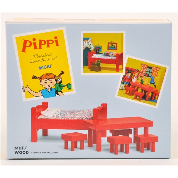 Pippi: Möbelset 1 Säng + Bord (Bild 4 av 4)