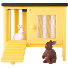 Lundby Småland 2 kaniner + Bur