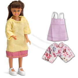 Lundby Småland Flicka + Kläder