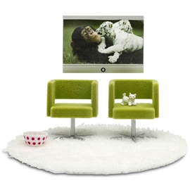 Lundby Stockholm TV Set