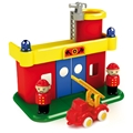 Viking Brandstation med Bil och Figurer