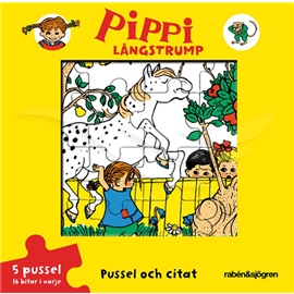Pusselbok Pippi Långstrump