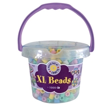 XL Beads - Pärlor i Hink 950 st - Pastell
