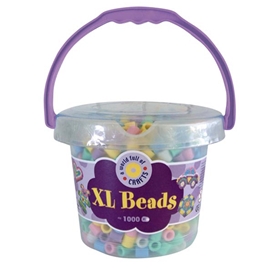 XL Beads - Pärlor i Hink 950 st - Pastell