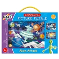 Changing Picture Puzzle - Alien Attack
