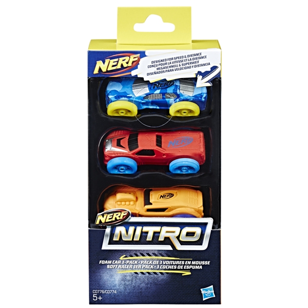 Nerf Nitro Foam Car 3 pack (Bild 2 av 2)