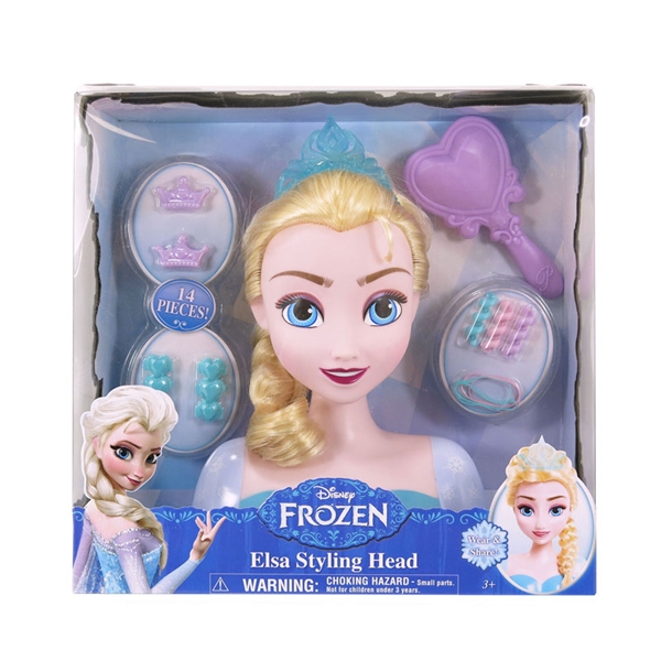 Elsa Frost Frozen Frisyrhuvud (Bild 1 av 2)