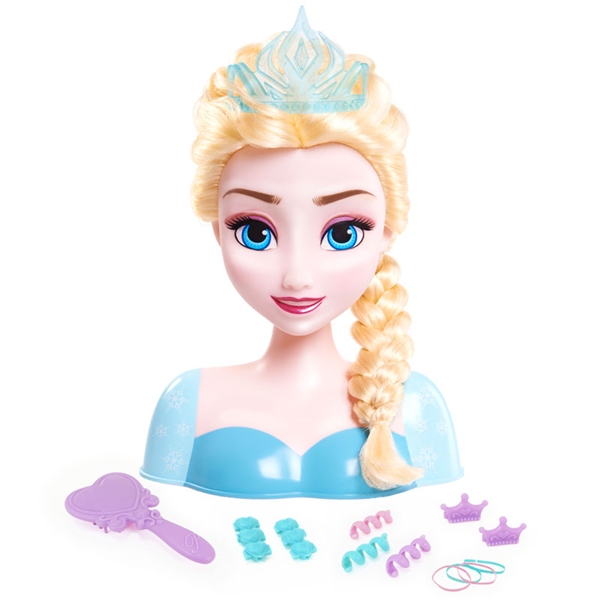 Elsa Frost Frozen Frisyrhuvud (Bild 2 av 2)