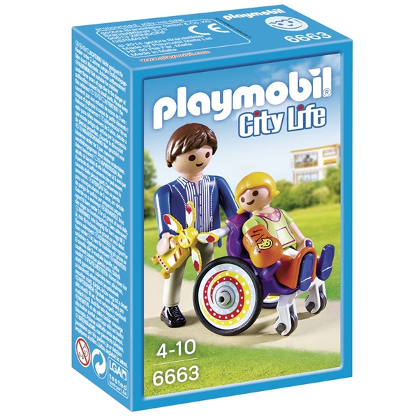 6663 Playmobil Barn i Rullstol (Bild 1 av 2)