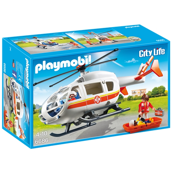 6686 Playmobil Ambulanshelikopter (Bild 1 av 3)
