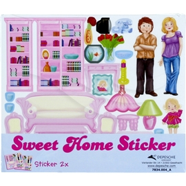 Sweet Home Vardagsrum - Små Stickers