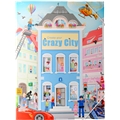 Crazy City - Målar- och stickersbok