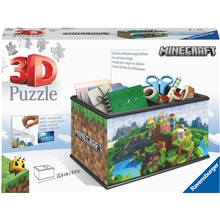 Pussel 3D Minecraft Treasure Box 216 Bitar