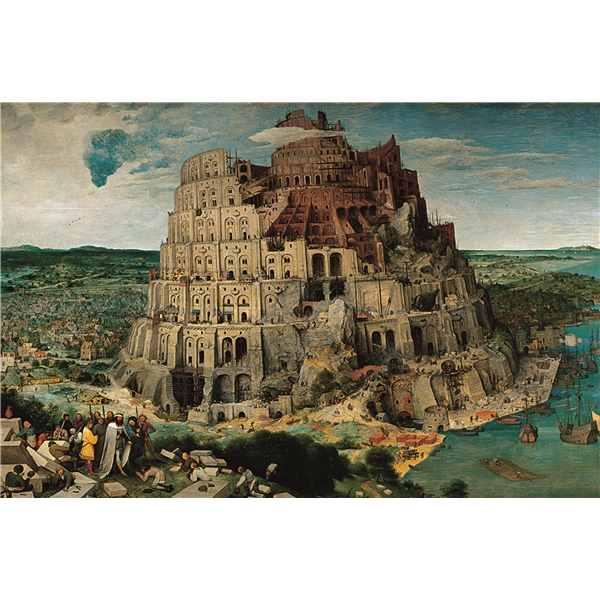 Pussel 5000 Bitar Brueghel The Elder: Babels Torn (Bild 2 av 2)