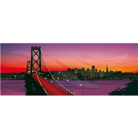 Pussel 1000 Bitar Panorama Golden Gate Bridge