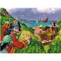Pussel 100 Bitar XXL Piratskatt