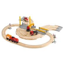BRIO 33208 Bil- och Tågset Med Kran