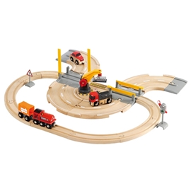 BRIO 33208 Bil- och Tågset Med Kran