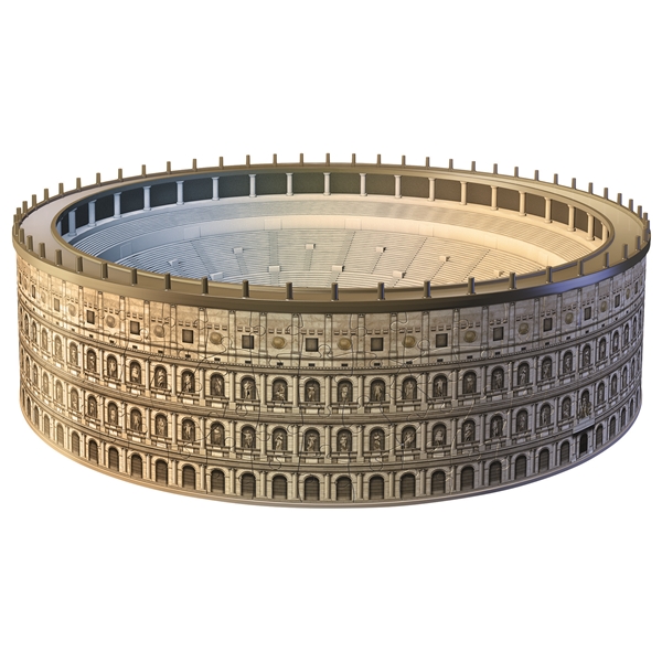 Pusselbyggnad 3D Colosseum (Bild 2 av 3)
