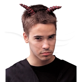 Halloween - Horn Spiralformade Röda