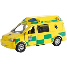 Svensk Ambulans med Ljud och Ljus