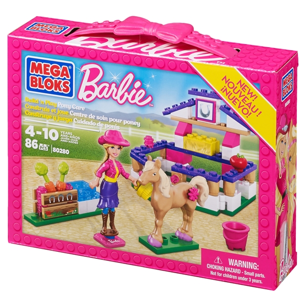 Mega Bloks 80280 Barbie Pony Care (Bild 2 av 2)